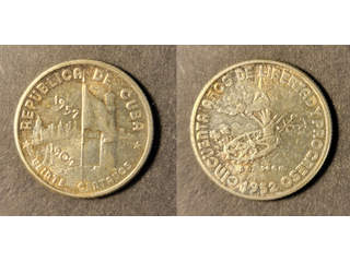 Cuba  20 centavos 1952, UNC