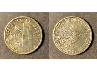 Cuba 20 centavos 1952, UNC