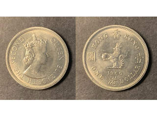 Hongkong Queen Elizabeth II (1952-1997) 1 dollar 1960 KN, UNC