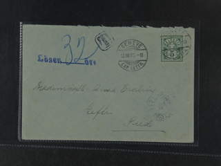 Sweden. Facit 53. Incoming stamped mail. Switzerland. 5 (c) on insufficiently prepaid …