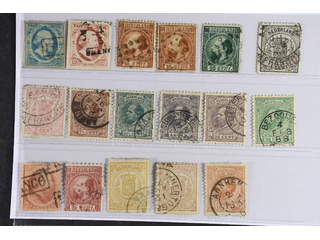 Netherlands. Used 1852–1872. All different, e.g. Mi 1-2, 9 IIC+E, 10 II, 14A, 16, 20, …