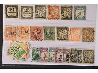 France. Used 1901–60. Back-of-the-book. All different, e.g. Mi Ostage Due 2, 5, 11, 14, …