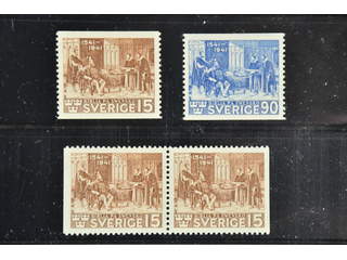 Sweden. Facit 328–29 ★★ , 1941 Bible Jubilee SET with pair (3). SEK 455