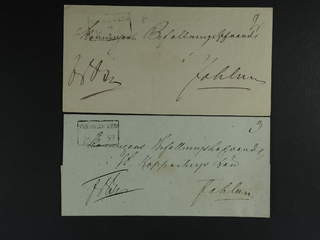 Sweden. W county. SMEDJEBACKEN 1844–1853, rectangular postmark. Type 2 on five covers …
