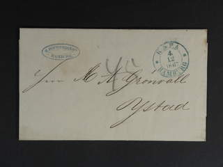 Sweden. Foreign-related cover. Germany. Incoming unpaid letter sent from KSPA HAMBURG …