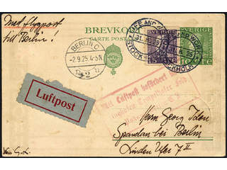 Sweden. Postal stationery, Single postcard, Facit bKe25, 142A, 175A, Postcard 10 öre …