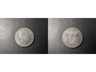 Nederländerna Willem II (1840-1890) 2 1/2 gulden 1872, AU
