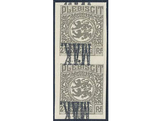 Denmark Schleswig. Facit 1 or Scott 1 (★) , 1920 Lion and Landscape 2½ pf grey …