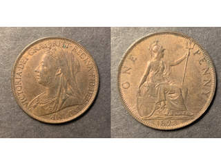 Storbritannien Queen Victoria (1837-1901) 1 penny 1895, XF-UNC