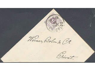 Sweden. Facit 31 cover , 6 öre violet on decorative cover cancelled GÖTEBORG LBR …
