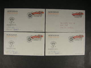 Sweden. Postal stationery, areogram Facit Ae7 , Aerogram 1.70 kr (+30 öre), three …