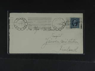 Sweden. Facit 56. FINLAND. Finnish double line cancellation ULKOMAALTA FRÅN UTLANDET and …