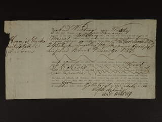 Sweden. Postal document. Preprinted waybill concerning a load of timber to be sailed by …
