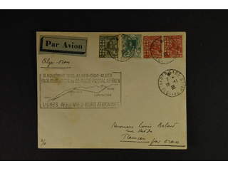 Algeria. Michel 38, 42 on cover, Cover sent to Oran 1935, with 1st flight …