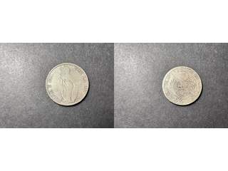 Peru 4 reales 1844, F-VF, Pasco