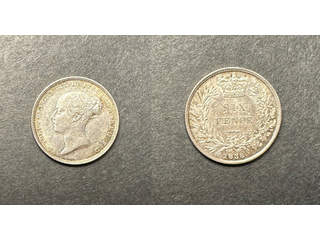 Storbritannien Queen Victoria (1837-1901) 6 pence 1838, AU+