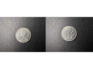 Sydrhodesia George V (1910-1936) 1/2 crown 1934, AU lätt rengjord