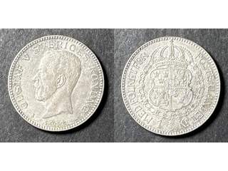Sverige Gustav V (1907-1950) 1 krona 1912, 1+/01