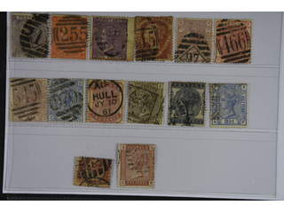 Britain. Used 1862-1880. All different, e.g. Mi 20, 24-25, 37, 40-41, 47, 51, 58, 61-62. …