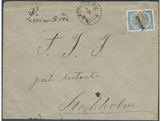 Sweden. Postage due Facit L13d on cover, 5 öre olivish brown, perf 13 as postage due on …