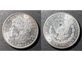 USA 1 dollar 1881 S, UNC