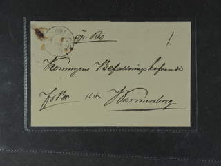 Sweden. E county. LINKÖPING 28.9.1856, circle cancellation. Open registered cover sent …