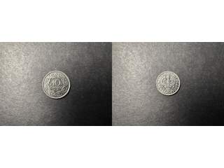 Polen 10 groszy 1923, AU