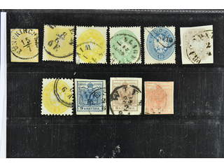 Austria. Used 1850–1863. All different, e.g. Mi 1y, 10 II, 24-25, 27, 29. Mostly good …