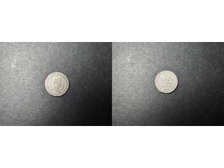 Mexiko 1/2 real 1823, F-VF