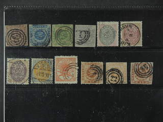 Denmark. Used 1851-1905. All different, e.g. F 2-3, 5-6, 34, 36, 44,. Mostly good …