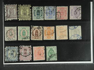 Finland. Used 1866-1891. All different, e.g. F 5//, 7//, 14S, 16S, 18S, 19c2, 24, 33-34. …
