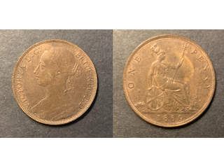 Storbritannien Queen Victoria (1837-1901) 1 penny 1889, XF-UNC