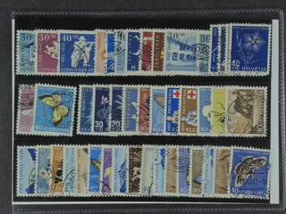 Switzerland. Used 1946–61. All different, e.g. Mi 474, 548-49, 553-54, 564-65, and …