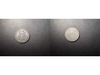 Schweiz Skyttefest 5 francs 1879, AU rengjord