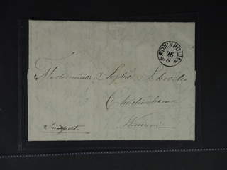 Sweden. A county. STOCKHOLM 26.6.56, general mail. Folded letter with notation …
