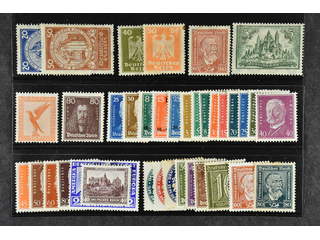 Germany, Reich. ★ 1921–32. All different, e.g. Mi 353-54, 360-61, 362y, 367, 381, 397, …