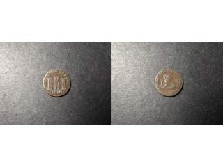 Gibraltar 1 quart 1810 litet ar, F-VF