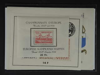 Belgium. ★★ 1941– 60. Souvenir sheets, all different, e.g. Mi 9B, 17, VI.I, 23, and 26. …