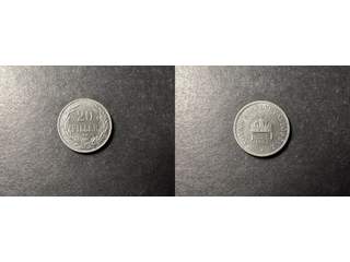 Ungern Franz Joseph I (1848-1916) 20 filler 1894 KB, UNC