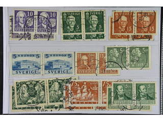 Sweden. Used 1938–41. BC/CB-pairs with wide margins. All different, e.g. F 259BC/CB, …