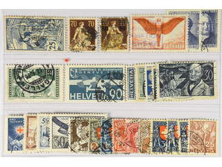 Switzerland. Used 1900–35. All different, e.g. Mi 73, 108, 127, 190x, 228, 258. Mostly …