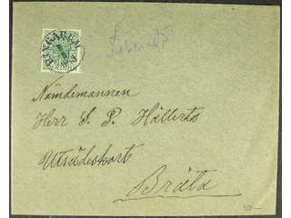 Sweden. Official Facit Tj44 , 5 öre on insufficiently prepaid cover sent from RINGARUM …