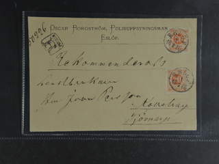 Sweden. Facit 46 cover , 2x20 öre on registered cover sent from ESLÖF 1.2.1886. Superb.