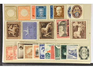 Germany Reich. ★ 1872–1940. All different, e.g. Mi 15, 22, 400-01, 405-06, 408-09, 671, …
