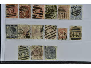 Britain. Used 1867–1883. All different, e.g. Mi 28, 37, 41, 44, 47, 51, 62, 71, 74, 76. …