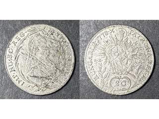 Ungern Maria Theresia (1740-1780) 20 krajczar 1778, AU/UNC plantsrispor