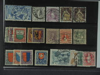 Switzerland. Used 1900–21. All different, e.g. Mi 73, 91, 100, 108, 127, 133-35, 143-44, …