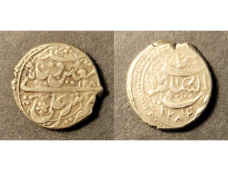 Afghanistan 1/2 rupee AH1282, VF-XF