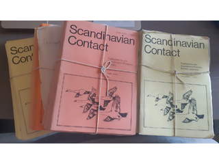 Literature. Journals. Scandinavian Contact, hardbound 1956–62, 65–68 and 71–77, plus …