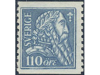 Sweden. Facit 154 ★★ , 1921 Gustaf Vasa 110 öre blue. SEK 1600